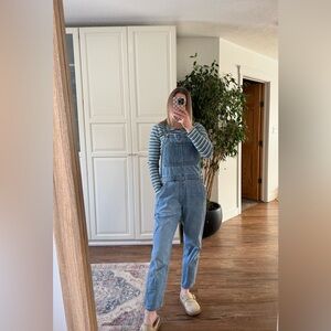 Women's Blue Denim Overalls